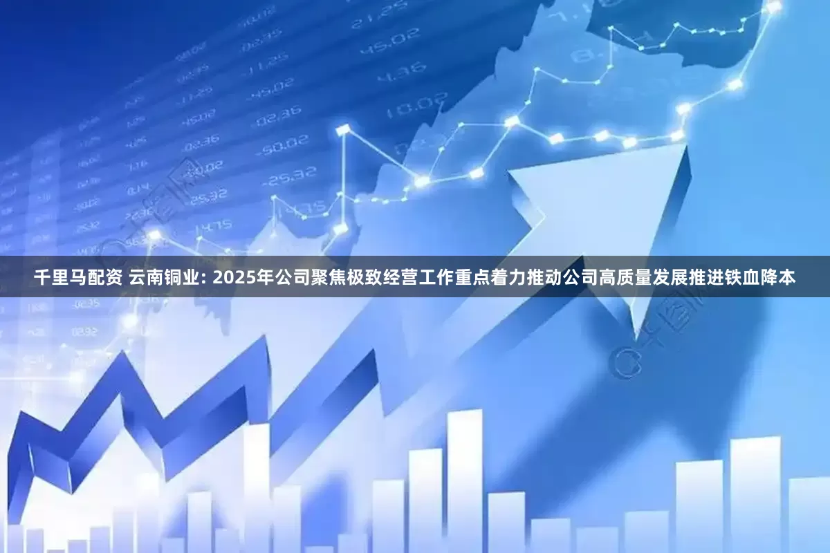 千里马配资 云南铜业: 2025年公司聚焦极致经营工作重点着力推动公司高质量发展推进铁血降本